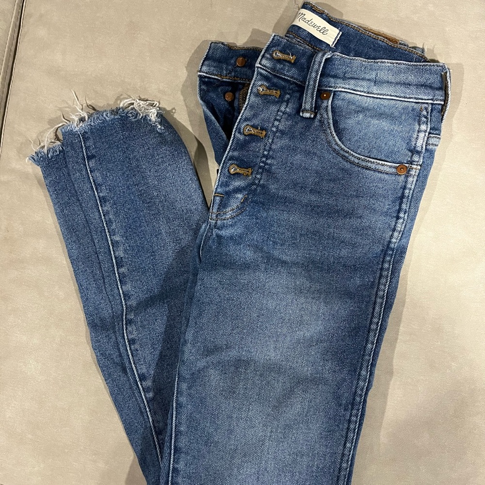 Madewell 10” high rise skinny